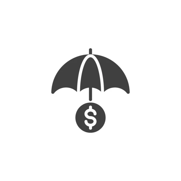 Ikona vektoru ochrany peněz — Stockový vektor