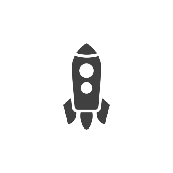 Ícone de vetor de foguete de inicialização — Vetor de Stock