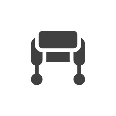 Kış şapka vektör simgesi