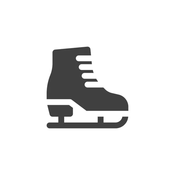 Skates ícone vetor de inicialização — Vetor de Stock