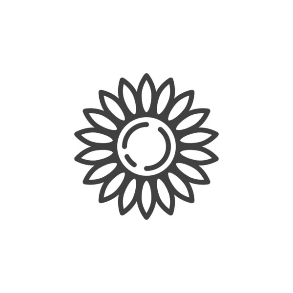 Symbol für Kamillenblüten — Stockvektor