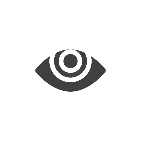 Icona del vettore di messa a fuoco dell'occhio — Vettoriale Stock