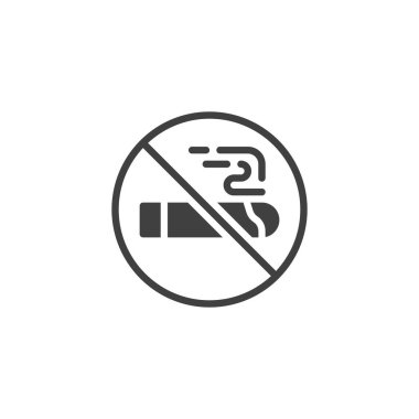 Sigara içme vektörü simgesi yok