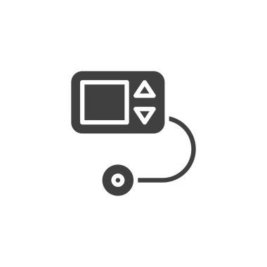 Diyabet vektör ikonunu pompalar