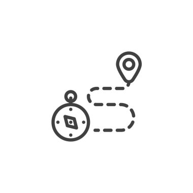 Seyahat yolu simgesi