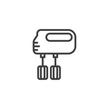 Elektriksel el karıştırıcı satır simgesi