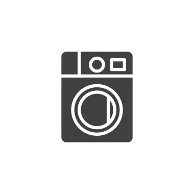 Çamaşır makinesi vektör simgesi