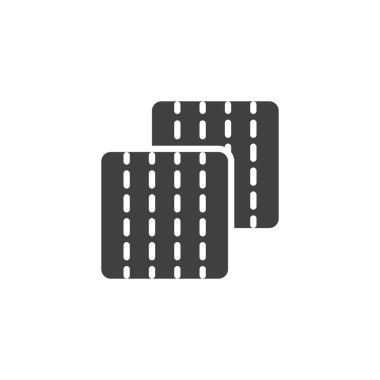 Yahudi matza vektör simgesi