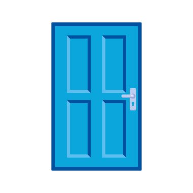 Dört kapılı düz simge