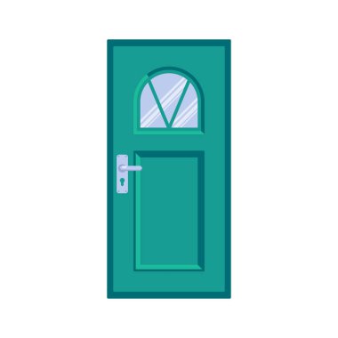 Kemer camından düz simgesi olan kapı