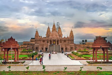 Shree Swaminarayan Mandir, Ambe Gaon, Pune, Maharashtra, Hindistan.