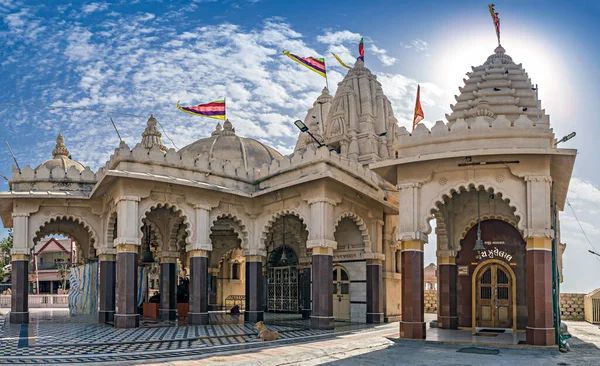 Świątynia Wspólnoty Sindhi Najbardziej Wysuniętym Zachód Punkcie Ziemi Obwodzie Saurastra — Zdjęcie stockowe