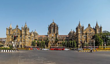 Victoria Terminus Tren İstasyonu 'nun miras binası - CSMT şimdi CSMT.