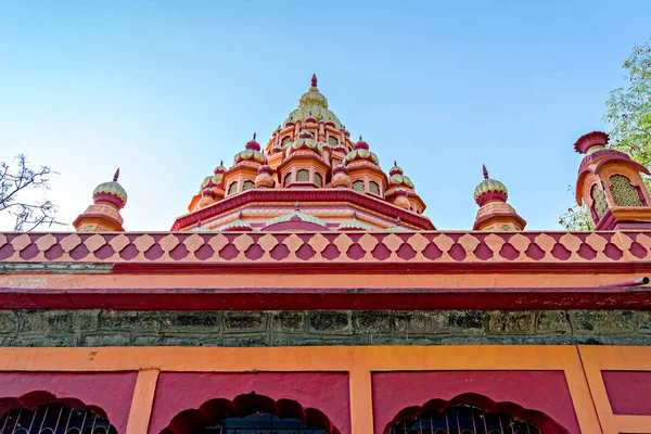 Zblízka Řezby Kopuli Nejstarší Památkové Stavby Pune Chrám Parvati Jasně — Stock fotografie
