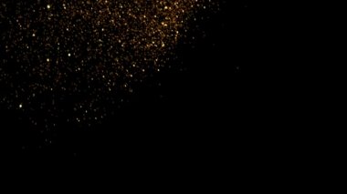 Süper yavaş çekimde altın parıltı arkaplanı