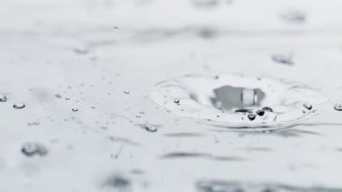 Süper ağır çekimde su damlası 