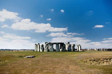 Stonehenge antik kaya oluşumu Salisbury yakınında