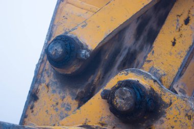 sis bölümünde sarı Ekskavatör