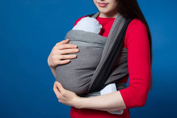 Aktif annelik bebek giyim dokuma şal bebek taşıyıcı