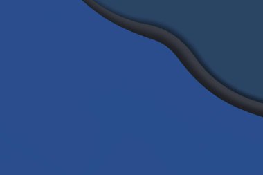 Kartvizitler, posterler ve el ilanları için koyu mavi katmanlar