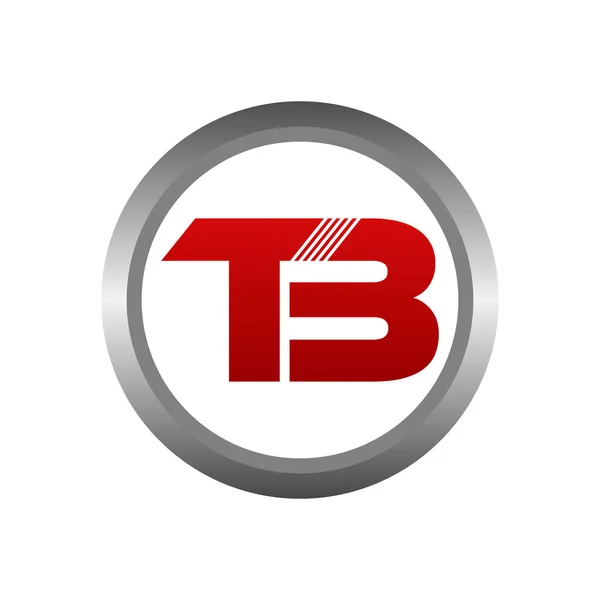 概要Tbイニシャル円のロゴ — ストックベクタ