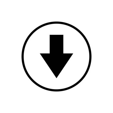 Ok simgesi. Ok sembolü. Web tasarımınız için ok simgesi