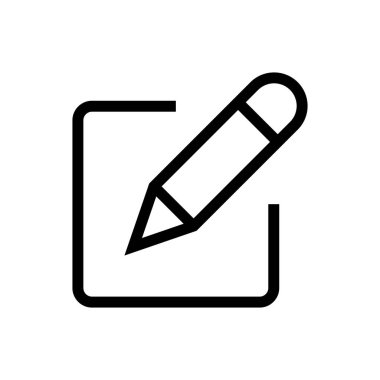 Simge vektör imzala. Simge vektör düzenleme. Kurşun kalem simgesini.