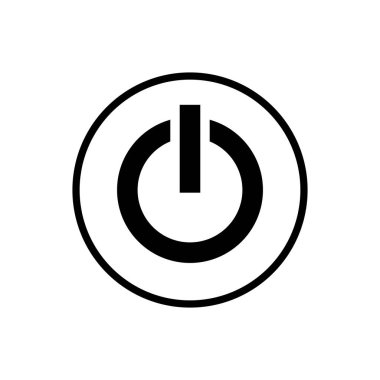 Güç simgesi. Güç anahtarı simgesi