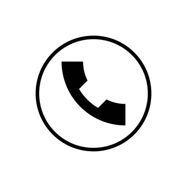 Ring Ikonen Vektor Telefon Ikon Vektor Telefonikonen — Stock vektor