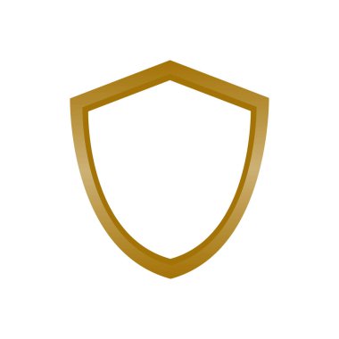 Kalkan vektör simgesi. Koruma ikonu vektörü. Güvenlik vektör simgesi