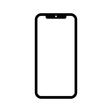 Telefon simge vektör. Simge vektör ara. hareket eden telefon smartphone aygıt Gadget'ı. Telefon simgesi