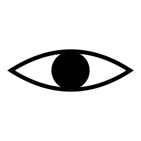 Ícone Ocular Olhar Ícone Visão Ícone Vetor Ocular —  Vetores de Stock