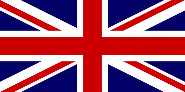 Verenigd Koninkrijk Vlag Vlag Van Groot Brittannië Britse Vlag Union — Stockvector