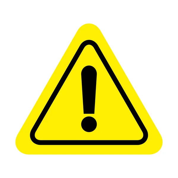例外的な危険標識 注意サインのアイコン 危険警報標識 — ストックベクタ