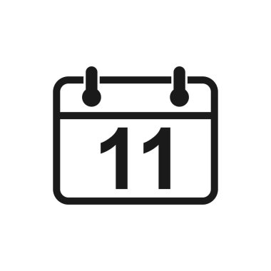 Takvim simgesi vektörü. Takvim sembolü