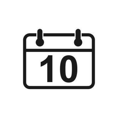 Takvim simgesi vektörü. Takvim sembolü