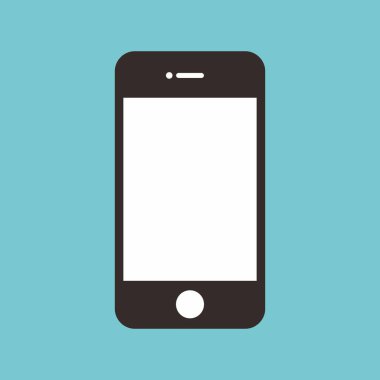 Telefon simge vektör. Simge vektör ara. hareket eden telefon smartphone aygıt Gadget'ı. Telefon simgesi