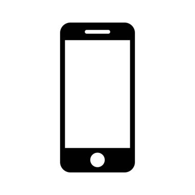 Telefon simge vektör. Simge vektör ara. hareket eden telefon smartphone aygıt Gadget'ı. Telefon simgesi