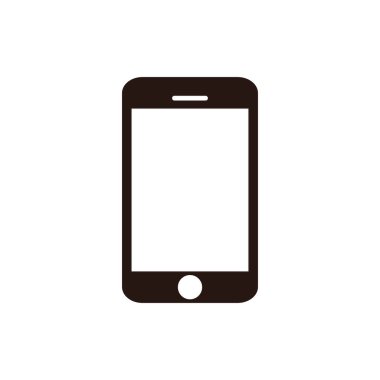 Telefon simge vektör. Simge vektör ara. hareket eden telefon smartphone aygıt Gadget'ı. Telefon simgesi