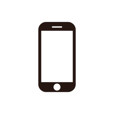 Telefon simge vektör. Simge vektör ara. hareket eden telefon smartphone aygıt Gadget'ı. Telefon simgesi