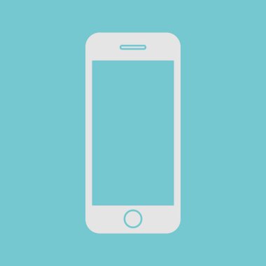 Telefon simge vektör. Simge vektör ara. hareket eden telefon smartphone aygıt Gadget'ı. Telefon simgesi