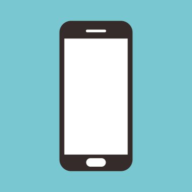 Telefon simge vektör. Simge vektör ara. hareket eden telefon smartphone aygıt Gadget'ı. Telefon simgesi