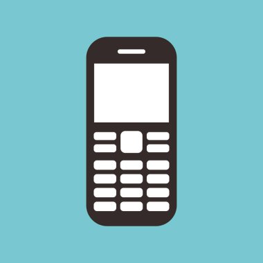 Telefon simge vektör. Simge vektör ara. hareket eden telefon smartphone aygıt Gadget'ı. Telefon simgesi