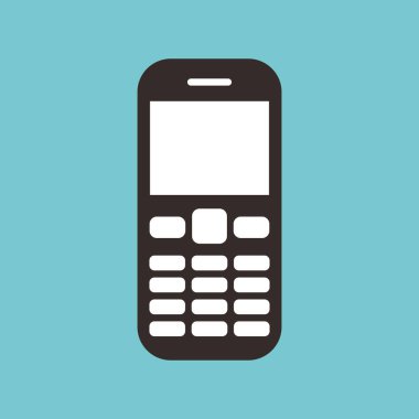 Telefon simge vektör. Simge vektör ara. hareket eden telefon smartphone aygıt Gadget'ı. Telefon simgesi