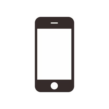 Telefon simge vektör. Simge vektör ara. hareket eden telefon smartphone aygıt Gadget'ı. Telefon simgesi