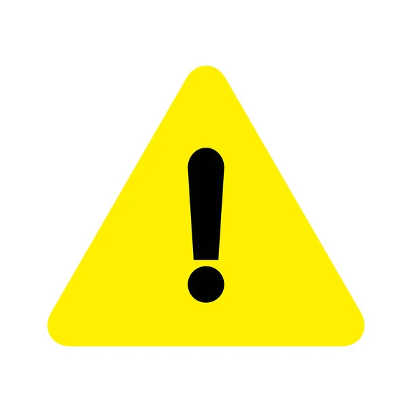 例外的な危険標識 注意サインのアイコン 危険警報標識 — ストックベクタ
