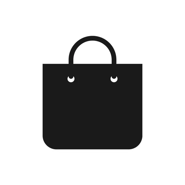 Icono Bolsa Compras Bolsa Vector Icono — Archivo Imágenes Vectoriales