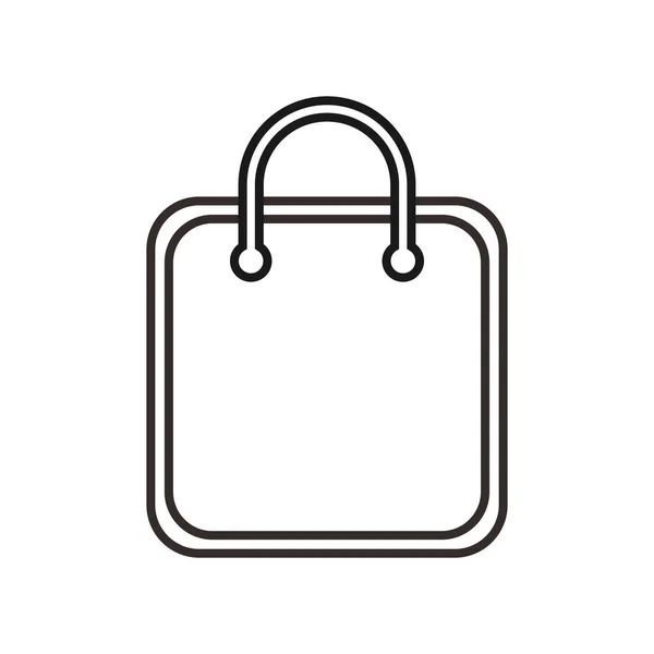 Icono Bolsa Compras Bolsa Vector Icono — Archivo Imágenes Vectoriales