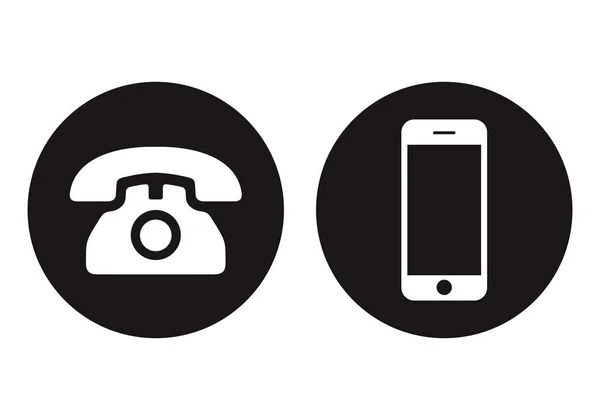 Вектор Значка Телефона Вызовите Вектор Значков Мобильный Телефон Смартфон Устройство — стоковый вектор