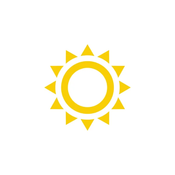 Sun Icon Vector Sun Line Vector Icon — Stock Vector